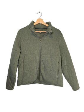 Three Dots women's Quilted Jacket Green‎ Medium